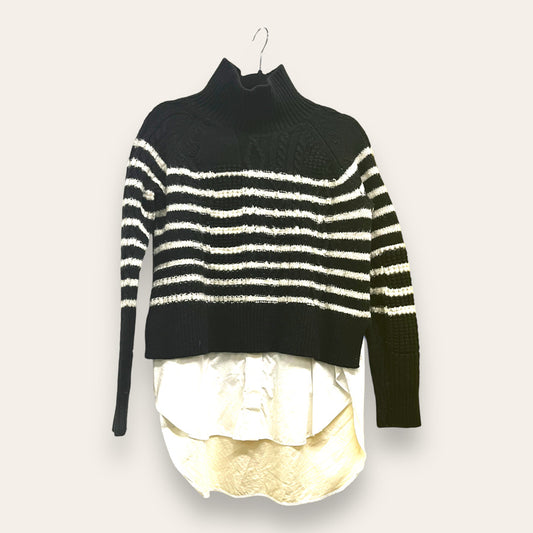 All Saints Striped Jumper with Shirt