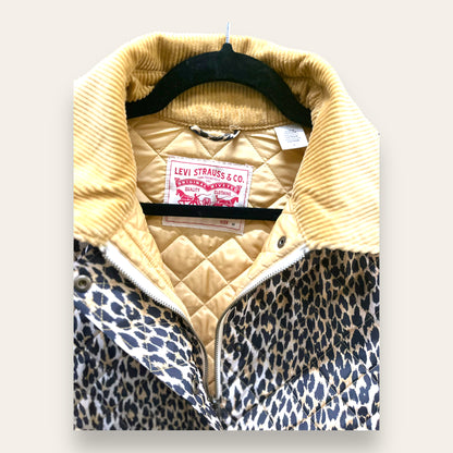 Leopard Padded Coat by Levis