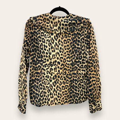 Ganni Leopard Print Shirt