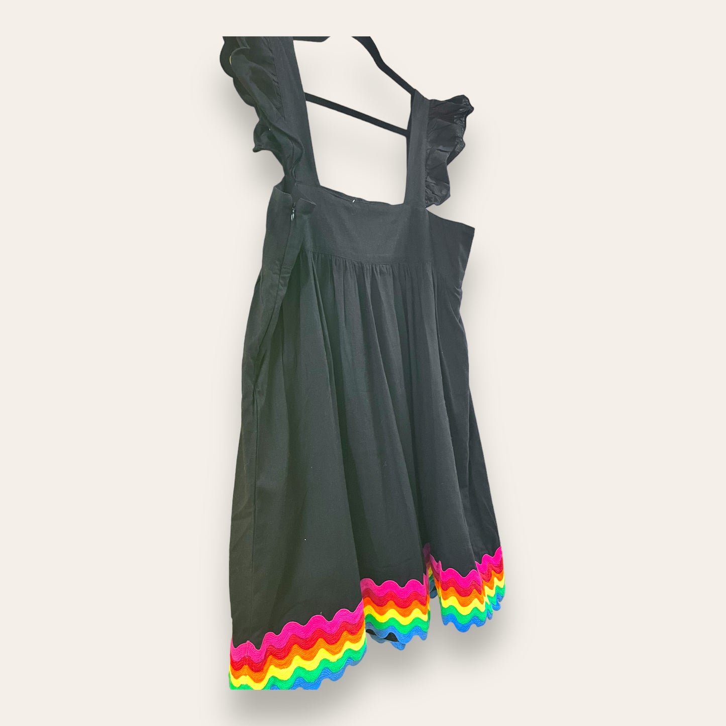 Juliette Dunn rainbow dress