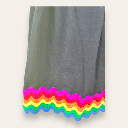 Juliette Dunn rainbow dress