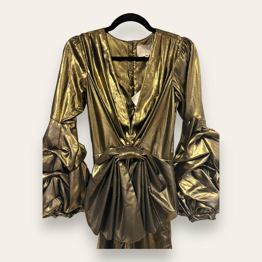 Johanna Ortiz Gold Dress